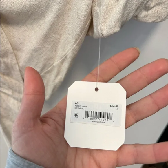 Altar'd State Cream Skirt and Tie Top Set - Picture 5 of 7